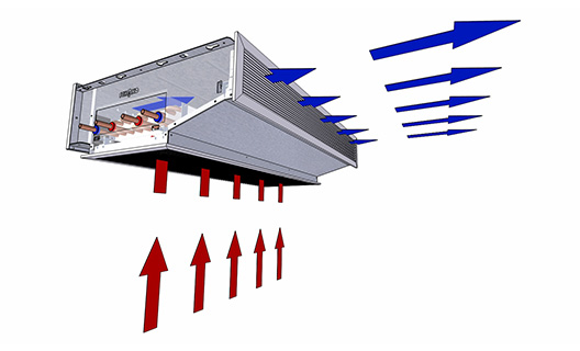 DISA-H暗藏式冷梁